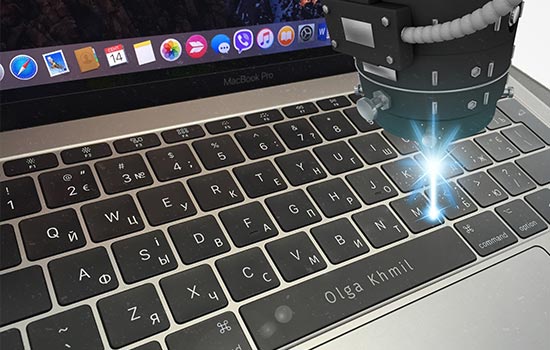 гравіювання клавіатури Apple
